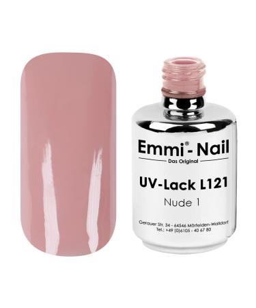Emmi Nail Shellac UV Varnish Set I Love Nudes - Durable Natural Nail Reinforcement & High Gloss Finish (1ml Pack) - Buy Online on SooperMarket.com