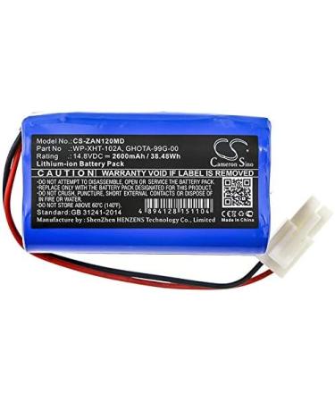 Compatible Replacement for Zondan GHOTA-99G-00 Battery | BWXY 2600mAh for WP-XHT-102A Apollo N1-A D120D ZD120B - International Shipping Available - Buy Online on SooperMarket.com