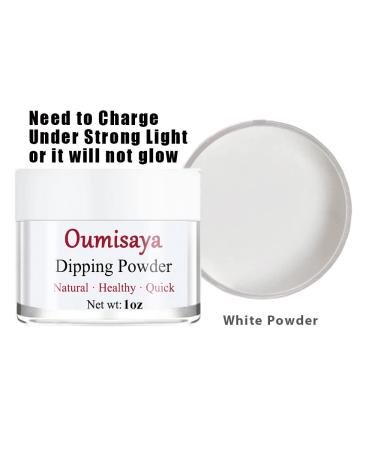 Glow in the Dark White Nail Dip Powder 1OZ GL085 - OUMISAYA Fluorescent Dipping Powder - Buy Online on SooperMarket.com