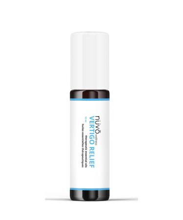 Vertigo Relief Essential Oil Roll On - Ready to Use - Prediluted with Organic Jojoba Oil and Essential Oils - Huile Essentielle - Use for Relaxation - Product of Canada Vertigo 10 ml (Pack of 1)
