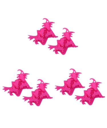 HEMOTON 6 Pcs Halloween Silicone Molds Baking Tool Cake Making Mould Halloween Cake Silicone Art Moulds Silicone Trick or Treat Chocolate Halloween Casting Jewelry Silicone Mini Jelly