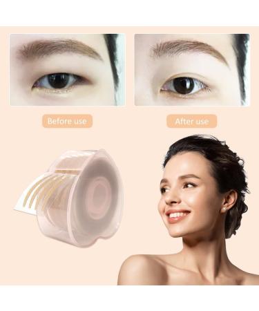 Slip-on eyelid stripes eyelid stripes double-sided eyelid tapes invisible instant lip tightening for unevenness/drops/hood eyelids with tweezers fork rod 600 pieces (M) - Buy Online on SooperMarket.com