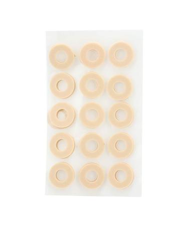 Foot Corn Removal ANGGREK 15Pcs Corn Cushions for Feet Self-Stick Adhesive Foot Care Cushions to Pad and Protect Corns Foot Corn Removal Plaster Calluses Relieve Foot Health Care (Small Circle)