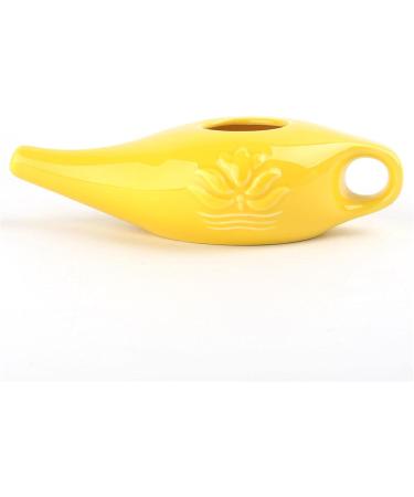 250ml Ceramic Pot Nose Cleaning Pot for Removes Nose Washing Green 19x9x6cm - Buy Online on SooperMarket.com