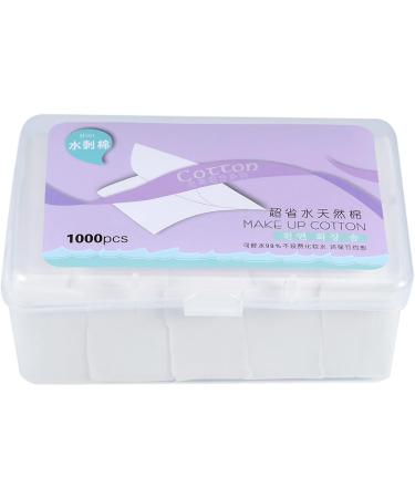1000PCS Cotton Pads - Soft & Comfortable Cosmetic Cleaning Nail Polish Remover & Makeup Wipes - International Shipping - Buy Online on SooperMarket.com