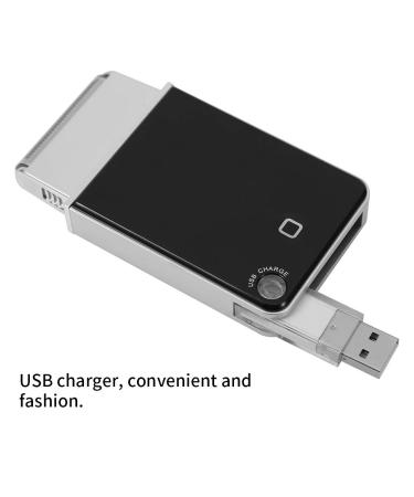 Small Foil Electric Shaver - Professional Rechargeable Foil Razor for Men | USB Charger Beard Trimmer - Buy Online on SooperMarket.com