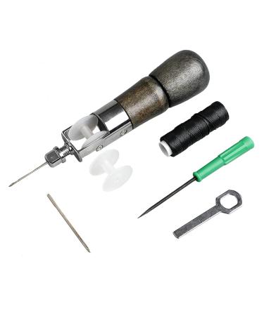 Sewing Awl Repair Stitching Tools for Handmade Leather Tool Sewing DIY Crafts Leather Heavy Fabric Canvas Interior Decoration Bags Shoes Belt Repair Lock Stitch Sets - Break Leather Art