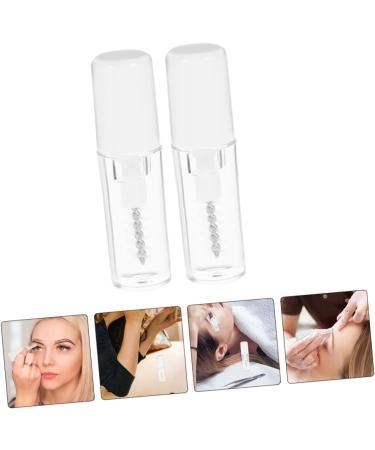WOONEKY 2pcs Eyelash Raincoat Tubular Mascara Gels Clear Raincoat Clear Rain Coat Transparent Plastic - Buy Online on SooperMarket.com