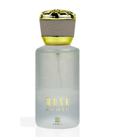 AHMED Musk EDP 50ML a Sensual Fragrance for Women and Men with Oriental Musk Citrus Floral Rose and Jasmine by Al Maghribi Arabian Oud and Perfumes Dubai