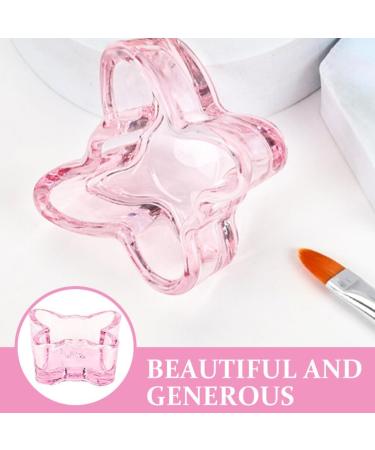 minkissy Nail Dappen Cup Butterfly Shape Dappen Dish Cups Acrylic Nail Dish Bowl Glass Decorative Nail Brush Cup Manicure Nail Dish - Buy Online on SooperMarket.com