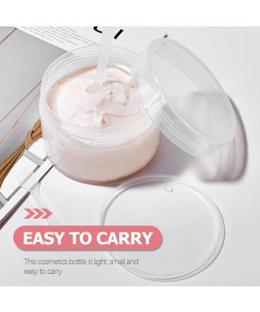minkissy 3 Sets Eye Cream Box Stackable Clear Plastic Organizer Round Small Cream Jars Makeup Samples Jar Beauty Products Jar Cosmetics Holding Jars Makeup Cream Container Travel Leakproof 6.5x3.7cm Transparent - Buy Online on SooperMarket.com