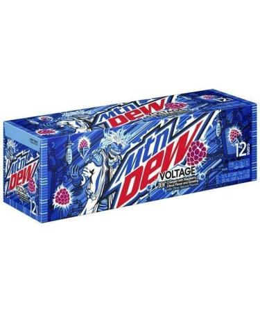 Mountain Dew Voltage Berry & Citrus Soda Pop 12 Fl Oz Pack of 12 - Buy Online on SooperMarket.com