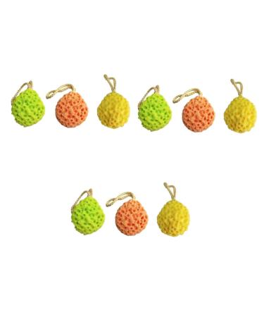 NOLITOY 9 Pcs Scrubber Bath Sponge Sponges Natural Shower Sponge Honeycomb Sponge Exfoliating Face Sponge Brush Sponge Bath Shower Sponge Shower Brush Bath Wipe Bath Ball Bath Flower Child