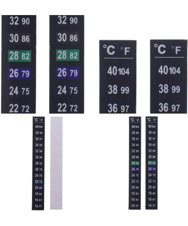 CENPEK 3Pcs Aquarium Thermometer Strip - Digital Temperature Sticker with Dual Scale for Accurate Fish Care - Buy Online on SooperMarket.com