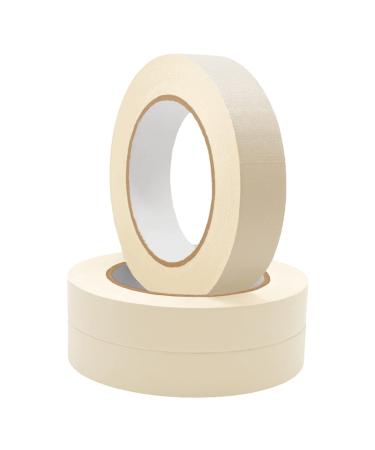 White Masking Tape 3 Pack General Purpose Beige Painter's Tape 0.7inch x 60yard 180 Yard In Total For Painting Labeling Packing Craft Art etc.
