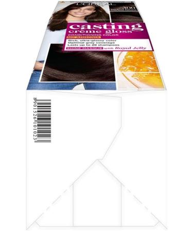L'Oreal Paris Casting Creme Gloss Darkest Brown 300 - 1 Count (Pack of 1) - Buy Online on SooperMarket.com