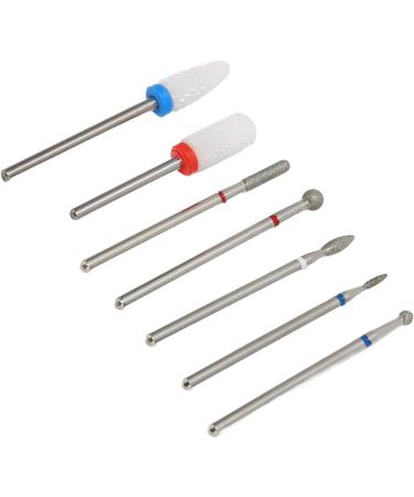 Acrylic Gel Nail Bit Kit Cuticle Remover Ceramic Nail Drill Bits Set Manicure Pedicure for Salon - Buy Online on SooperMarket.com