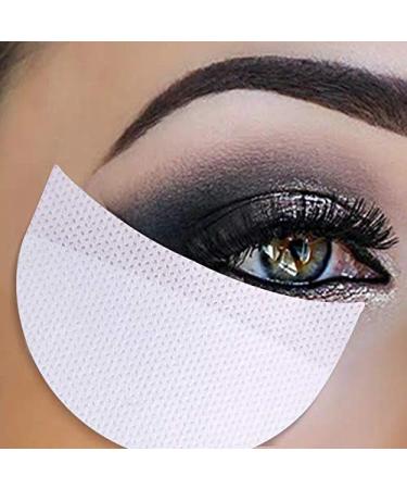 LKE 100pcs Eyeshadow Stencils & Gel Patches for Eyelash Extensions - Professional Lint Free Under Eye Makeup Tape for Precise Application - Buy Online on SooperMarket.com