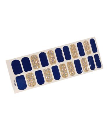 kawehiop Gel Nail Stickers With UV Light Long-lasting And Easy To Apply Rich Color Variety Silica Gel Adhesive Full Nail Wraps