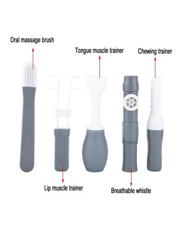 Pack of 5 Silicone Mouth Coaches - Tongue Muscle Training & Rehabilitation for Dysarthria Stroke Recovery & Hemiparalysis - Buy Online on SooperMarket.com