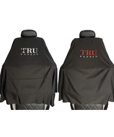 TRU BARBER Cape 100% Polyester light weight cape and Waterproof Professional Salon Cape with Snap Closure Hair Salon Cutting Cape 50" x 58