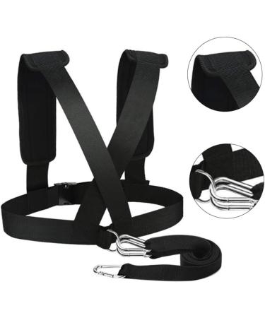 Adjustable Sled Harness for Tire Pulling | Speed Resistance Power Belt & Weight Trainer - Buy Online on SooperMarket.com