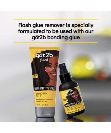 Got2B Glued Flash Glue Remover 4 oz - Remove Hair Extensions Safely - Buy Online on SooperMarket.com