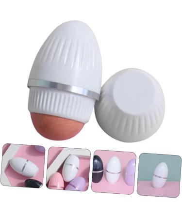 PLAFOPE Oil Absorbing Beauty Stick Walker Face Roller Volcano Stone for Face Volcanic Roller Oily Skin Oil Absorbing Ball Blotting Roller for Face Oil Roller for Face White Plastic 5.70X3.00X3.00CM White - Buy Online on SooperMarket.com