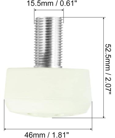 PAITKIL Roller Skate Toe Stops - 82A Rubber Brake Stoppers with Bolts | Green Roller Skate Accessories Replacement - Buy Online on SooperMarket.com