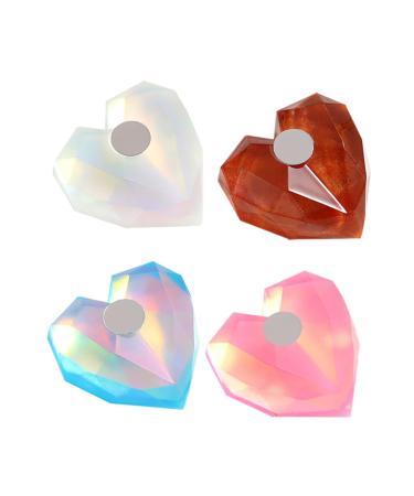 Mikinona 4sets Nail Practice Holder Nail Art Practice Stand Nail Tips Holder Nail Practice Rack Manicure Practice Tool Nail Showing Stand Nails Tip Holder Stand for Nails Tip Nail Art Stand