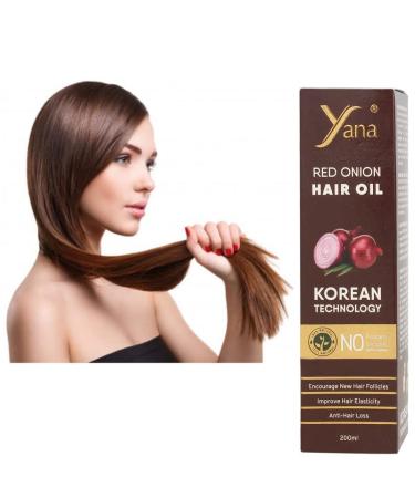 Yana Red Onion Hair Oil For Fall Control By Korean Technology