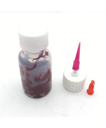 Xmasir Precision Applicator Set - 4 pcs 1 Oz. Henna Bottles with Needle Tips - 16 pcs Caps - Multi Purpose - Buy Online on SooperMarket.com