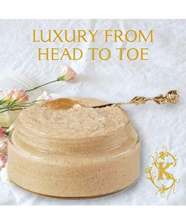 Shelley Kyle Tiramani Sugar Body Scrub - Gentle Exfoliator with Shea Butter for Softer Radiant Skin - 300ml - International Shipping Available - Buy Online on SooperMarket.com