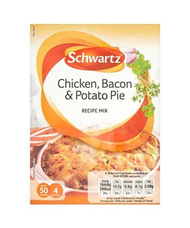 Schwartz Chicken Bacon & Potato Pie 35g (Pack of 2)