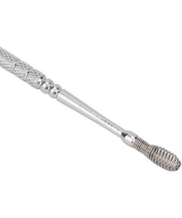 Stainless Steel Double Head Ear Spoon - Ergonomic Design for Home Use - Relieve Itching - Silver - Buy Online on SooperMarket.com