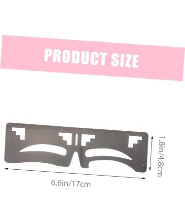 Mikinona 2pcs Eyebrow Ruler Eyebrow Shaping Template Brow Shaping Ruler T Tool Eyebrow Makeup Tools Cosmetics 1 count (Pack of 1) As Shown - Buy Online on SooperMarket.com
