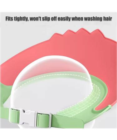 Kids Shower Cap - KAMHBE Adjustable Crown Shampoo Shield for Baby s Eyes, Ears, and Face (Red-monster) - Buy Online on SooperMarket.com