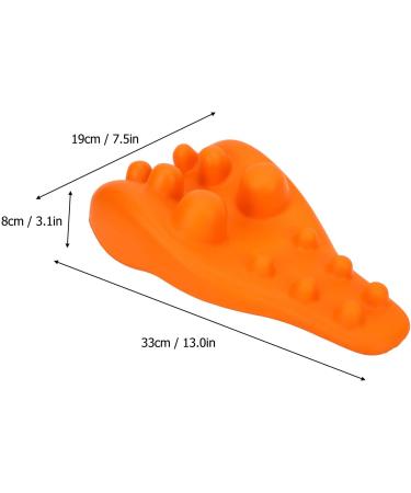 Neck Traction Cushion - Soft Foam Device for Gentle Stretching & Neck Pain Relief with Massage Points - Buy Online on SooperMarket.com