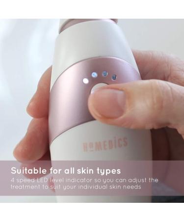 HoMedics Radiance Microdermabrasion Rose Gold - Professional Quality Salon Grade Deep Skin Exfoliation at Home Fast Treatment for Normal + Sensitive Skin Diminish Wrinkles Revitalise Skin HoMedics Radiance Microdermabrasion Rose Gold Professional Quality  - Buy Online on SooperMarket.com