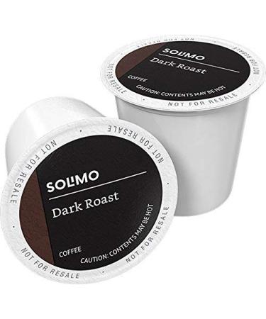 Amazon Brand - 100 Ct. Solimo Dark Roast Coffee Pods, Compatible with Keurig 2.0 K-Cup Brewers 100 Count(Pack of 1) Dark Roast 100 Count (Pack of 1)