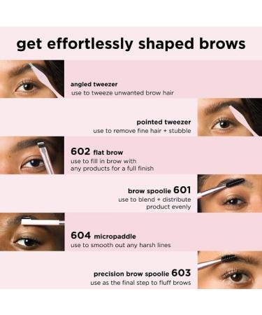 Real Techniques Brow Shaping Set - Spoolie, Brow Brushes & Tweezers - 3 Piece Set for Styling & Shaping Eyebrows - Buy Online on SooperMarket.com