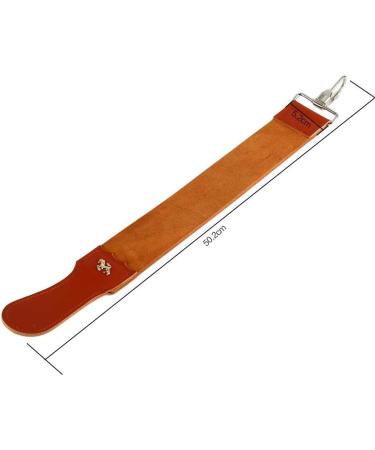 Men's Genuine Leather Strop for Barber Straight Razor - Shaving Strap for Sharper Shave - Buy Online on SooperMarket.com