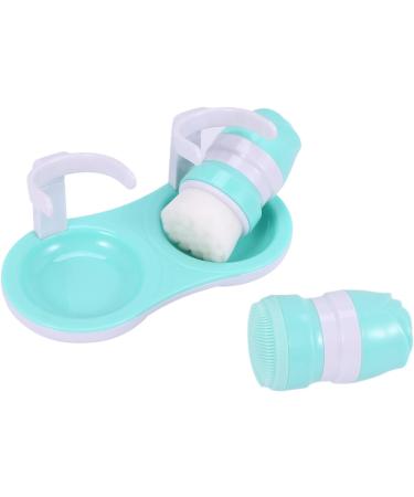 Desikixudy Manual Face Wash Artifact Brush Deep Cleansing Brush Vertical Cleansing Instrument Brush Blue - Buy Online on SooperMarket.com