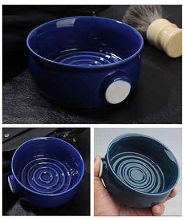 JOUSE Royal Blue Ceramic Men's Shaving Mug Bowl - Wide Mouth for Shaving Brush & Soap - Buy Online on SooperMarket.com