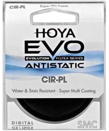 Hoya Evo Antistatic CPL Circular Polarizer Filter 72mm - Dust, Stain, Water Repellent - Low-Profile Frame - Buy Online on SooperMarket.com
