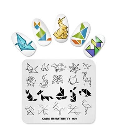 Alexnailart Nail Art Stamping Plate Chinese Style Summer Template Image Plate Nail Art Tools (IM001)