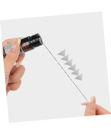 Baluue 4pcs Small Bottled Eyebrow Ruler Practical Eyebrow Ruler Aluminum Alloy - Buy Online on SooperMarket.com