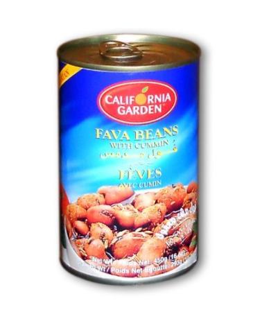 CALIFORNIA GARDEN FAVA Beans 400g X 3 Cans (with Cumin)