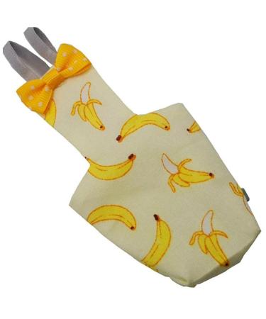 Parrot Diaper Birds Cute Colorful Banana Physiological Pants Bow Tie Small Animals Birds Flight Suit Clothes For Pigeons Cockatiel