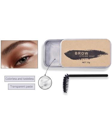 Eyebrow Soap Wild Eyebrow Styling Shaping Wax Colorless Natural Eyebrow Cream for Stylish Eyebrow Shaping Wax - Buy Online on SooperMarket.com